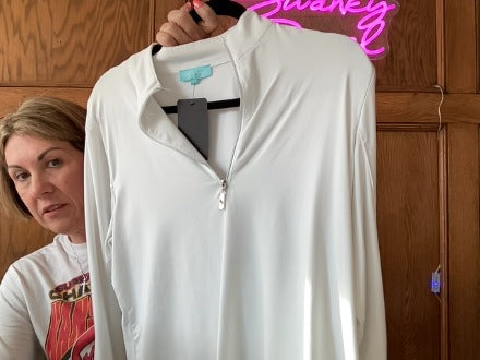 White Anthony's Women-Tops, Medium